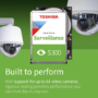 Toshiba S300 Surveillance 1TB SATA 6 Gb/s 3.5 Inch Internal Hard Drive