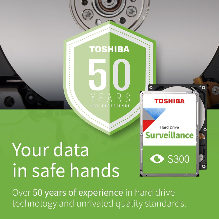 Toshiba S300 Surveillance 1TB SATA 6 Gb/s 3.5 Inch Internal Hard Drive