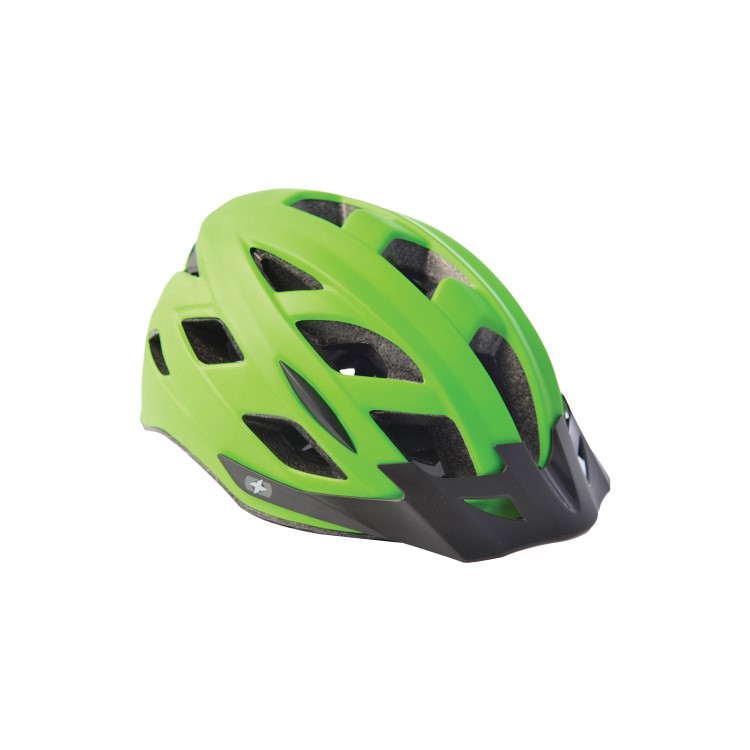 Oxford Metro V Helmet with Rear Light in Fluo Green - S/M 52-59cm