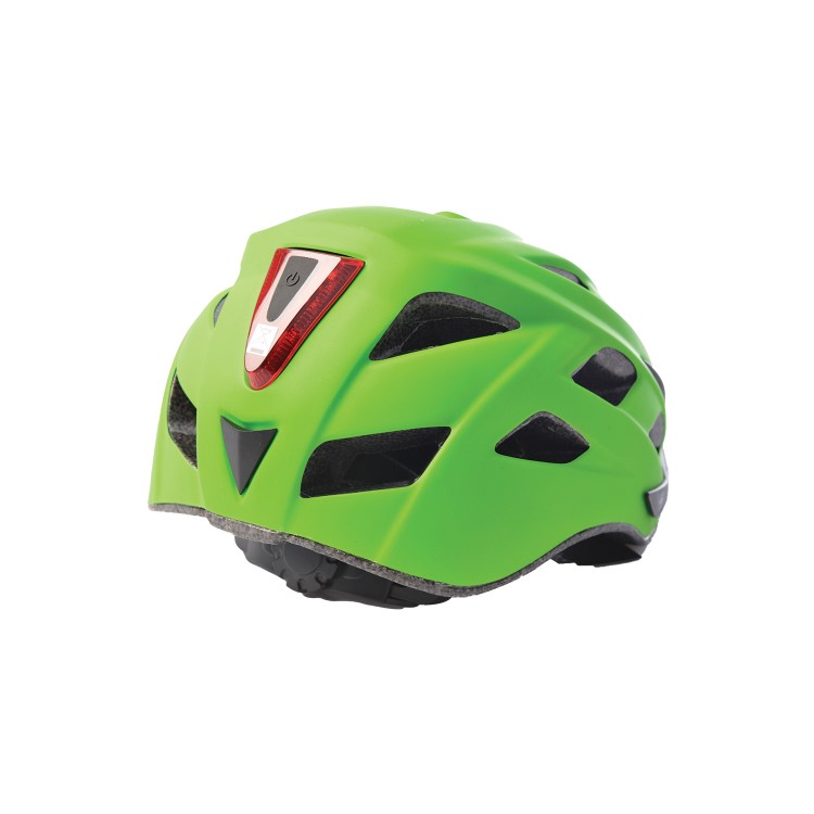 Oxford Metro V Helmet with Rear Light in Fluo Green - S/M 52-59cm
