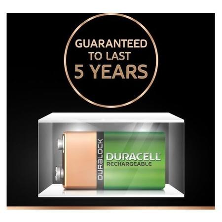 Duracell Recharable Battery 9V Size 1 x 1 Pack