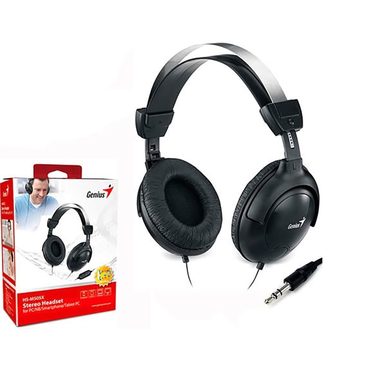 Genius HS-M505X Double Sided Over-ear 3.5mm Jack with Microphone Headset