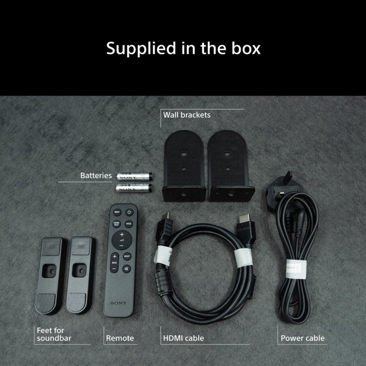 Sony HTA7100KIT BRAVIA Theatre Bar 7.1.2 Dolby Atmos Soundbar System – Built-in Subwoofer 360 Spatial Sound 4K/8K HDR Home Cinema Audio