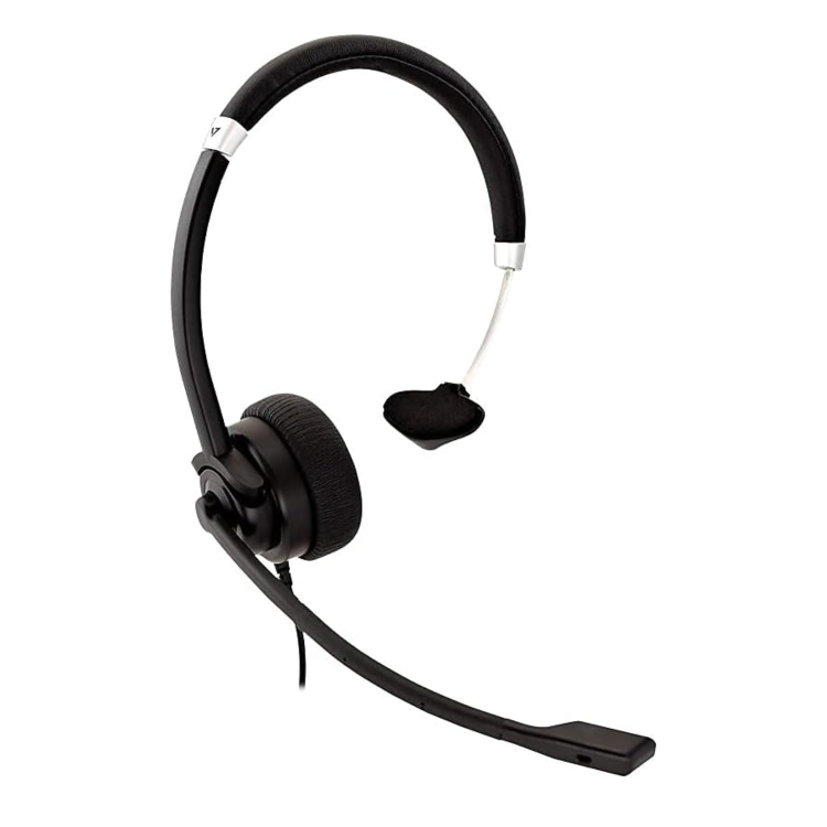 V7 Deluxe Mono Wired Headset