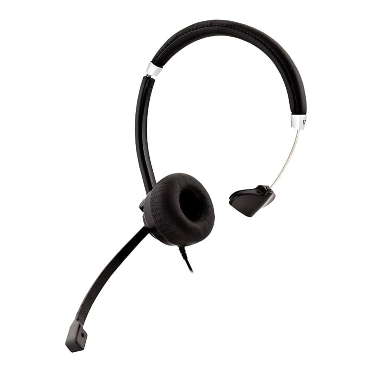 V7 Deluxe Mono Wired Headset