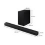 Refurbished Samsung B-Series 3.1ch Soundbar with Subwoofer Black