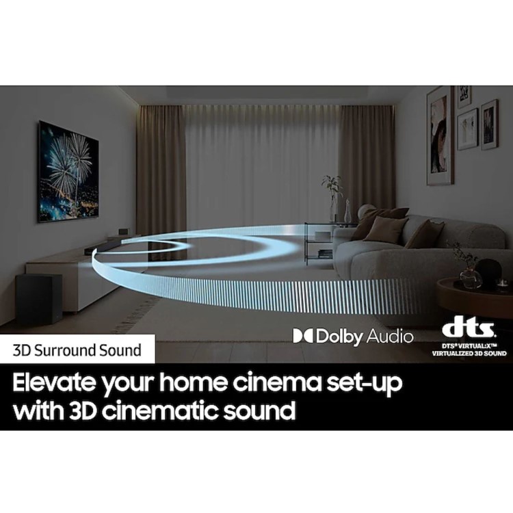 Refurbished Samsung B-Series 3.1ch Soundbar with Subwoofer Black