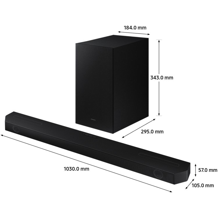 Refurbished Samsung HW-Q600B/XU 3.1.2 Wireless Sound Bar with Dolby Atmos