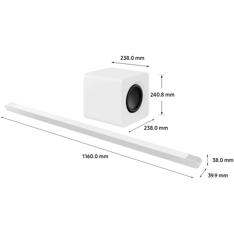 Samsung S801B 3.1.2ch Soundbar & Subwoofer