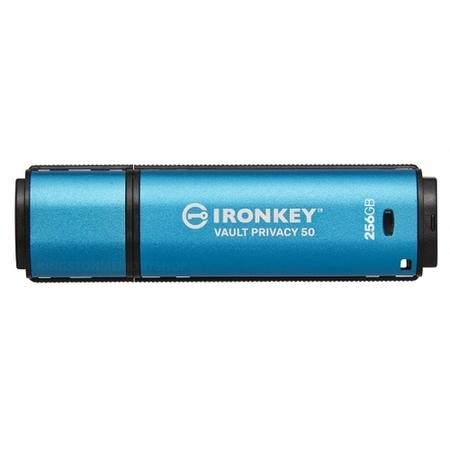 Kingston IronKey Vault Privacy 256GB Encrypted USB 3.2 Flash Drive