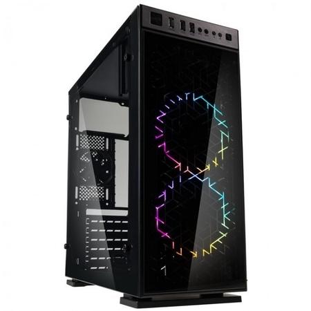 Kolink Inspire Series K1 RGB Midi Tower Gaming Case - Black Window