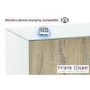 Frank Olsen INTEL1500WOK Large white cabinet with oak doors