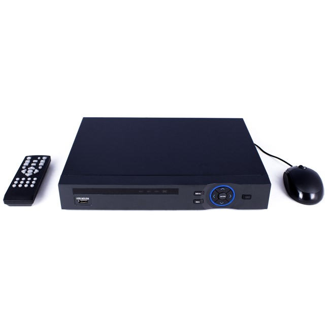 GRADE A1 - electriQ 8 Channel POE HD 1080p/960p IP Network Video Recorder with 1TB Hard Drive
