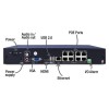 GRADE A1 - electriQ 8 Channel POE HD 1080p/960p IP Network Video Recorder with 1TB Hard Drive