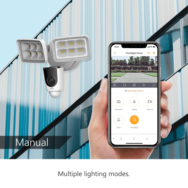 IMOU 2MP 1080P PIR Human Detection 2 Way Audio Outdoor Floodlight Camera