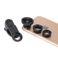 3in1 Camera Lens Attachments for Perfect Mobile Phone Pictures - FishEye +  WideAngle + Macro 3in1 Camera Lens Attachments for Perfect Mobile Phone Pictures - FishEye +  WideAngle + Macro