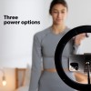 10&quot; RGB LED Ring Light with Tripod Stand Phone Holder and Remote - electriQ