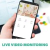 Smart 1080p HD Video Baby Monitor Infrared Night Vision with 2 Way Audio
