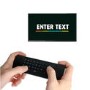 electriQ 3-in-1 Magic Remote with Wireless Keyboard and Air Mouse plus Voice Input for Smart TV Android PC Laptop