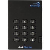 iStorage diskGenie 250GB 128-bit Portable Hard Drive