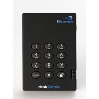 iStorage diskGenie 750GB 128-bit Portable Hard Drive