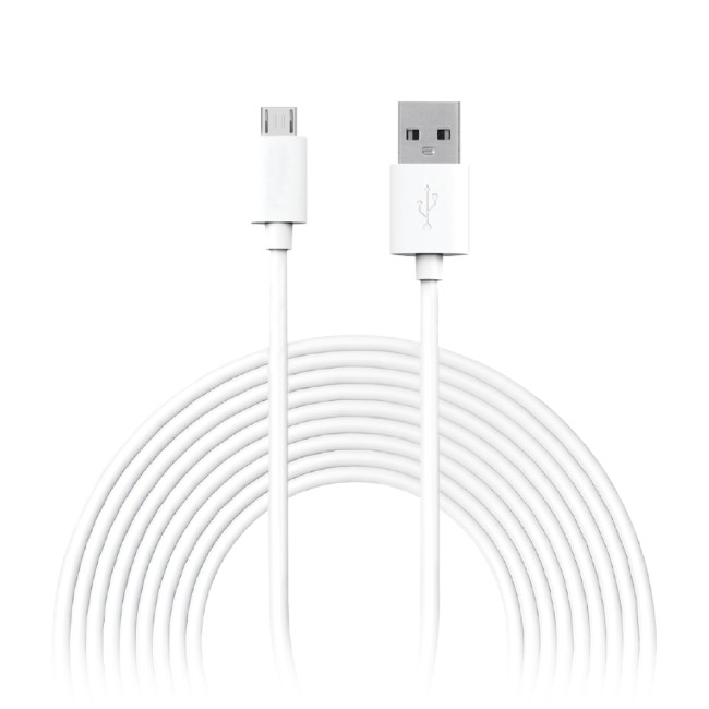 Jivo Xtra Long Micro USB Charge and Sync Cable 3m - White
