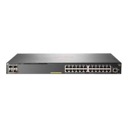HPE Aruba Networking 2930F 24G 24-Port Gigabit PoE+ with SFP L3 Managed 1U Rack-mountable Switch 370W