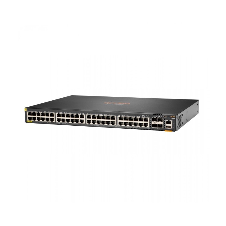 HPE Aruba Networking C-Port 6300 48-Port Class4 PoE, 4-Port SFP56 PoE L3 Managed 1U Rack-mountable Switch