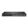 HPE Aruba Networking C-Port 6200F 24-Port Class4 PoE, 4-Port 1/10Gigabit SFP+ PoE+ Rack-mountable Managed Switch