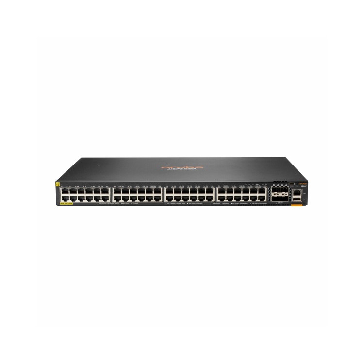 HPE Aruba Networking C-Port 6200F 48G 48-Port Class4 PoE+ with SFP+ L3 Managed Rack-mountable Switch 370W