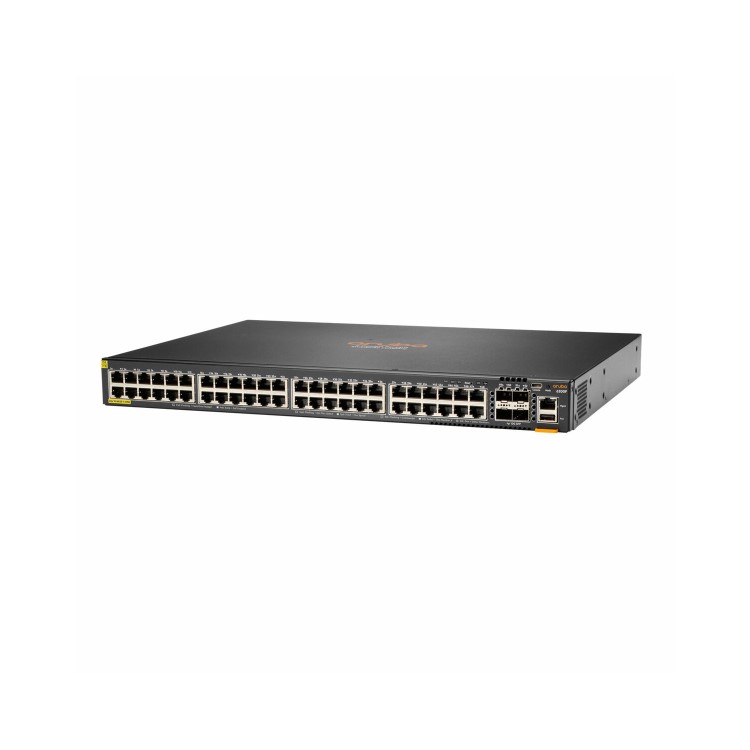 HPE Aruba Networking C-Port 6200F 48G 48-Port Class4 PoE+ with SFP+ L3 Managed Rack-mountable Switch 370W
