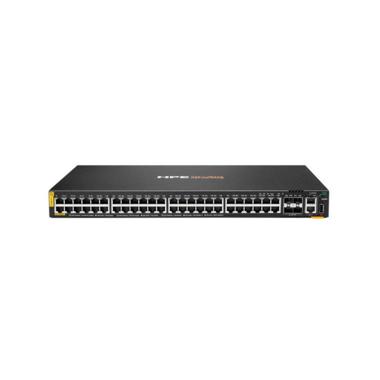 HPE Aruba Networking C-Port 6200F 48G 48-Port Class4 PoE+ with SFP+ L3 Managed Rack-mountable Switch 370W - BTO