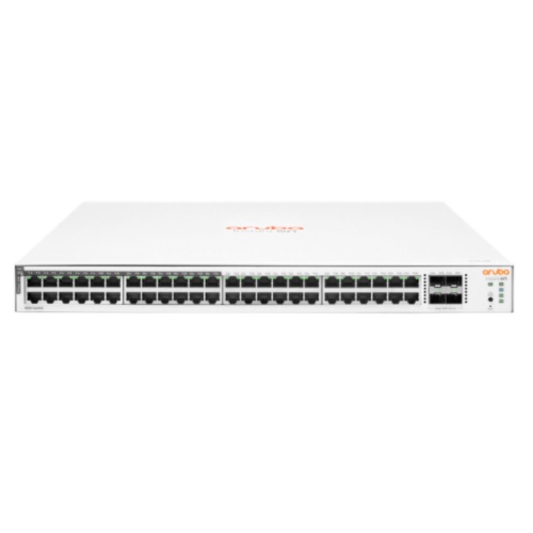 HPE Aruba Instant On 1830 48G 48-Port Gigabit PoE+ with SFP L2 Smart Managed Rack-mountable Switch 370W