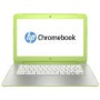 HP 14-x000na Chromebook NVidia Tegra 2GB 16GB 14 Inch Google Chrome OS Laptop in Neon Green