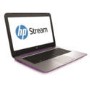 Refurbished Grade A1 HP Stream 14 AMD A4 Quad Core 2GB 32GB SSD Radeon R3 14 inch Windows 8.1 Laptop in Purple & Silver