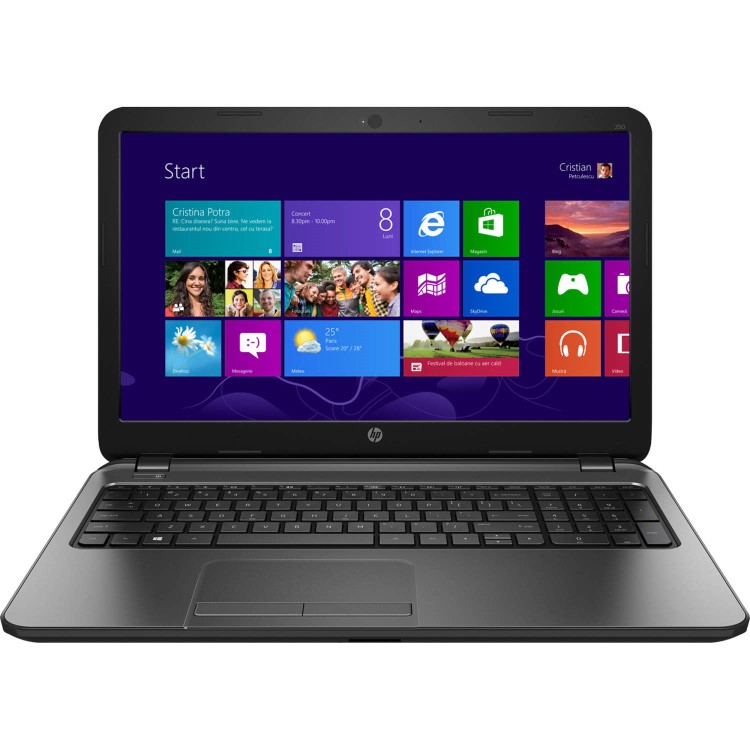 Hewlett Packard HP 250 G3 Pentium Quad Core N3540 2.16GHz 4GB 500GB DVDRW 15.6 inch Windows 8.1 Laptop 