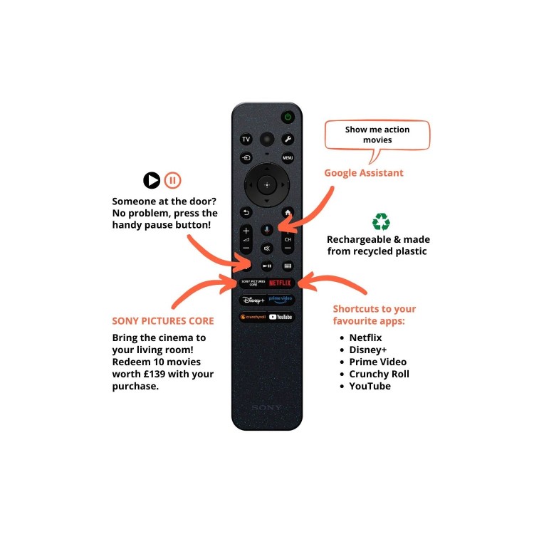 Sony K55XR80PU 55-Inch 4K Ultra HD HDR Smart TV  Google TV & Dolby Vision
