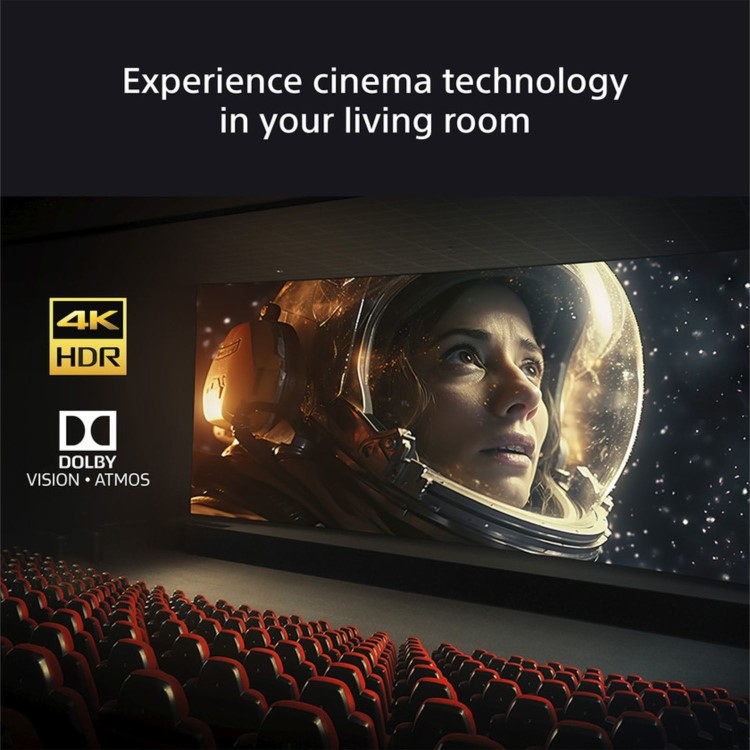 Sony BRAVIA XR K75XR55BP 75" 4K Ultra HD Smart LED TV  HDR Dolby Vision & Google TV