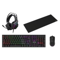 GameMax Pulse 4in1 Gaming Mechanical Keyboard Mouse Mousepad & Headset Combo