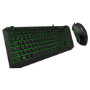 GRADE A1 - GameMax Pulse 2in1 Kit 7 Colour RGB Wired Gaming Keyboard with Pulsing Mouse