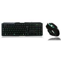 Storm Black Gaming Keyboard & Mouse Kit - Green Backlight Storm Black Gaming Keyboard & Mouse Kit - Green Backlight