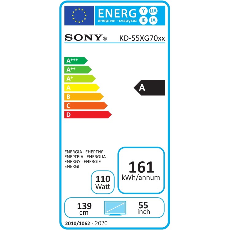 Sony BRAVIA KD55XG7093 55" 4K Ultra HD Smart HDR LED TV