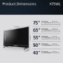 Sony X75W 65 inch 4K Smart TV