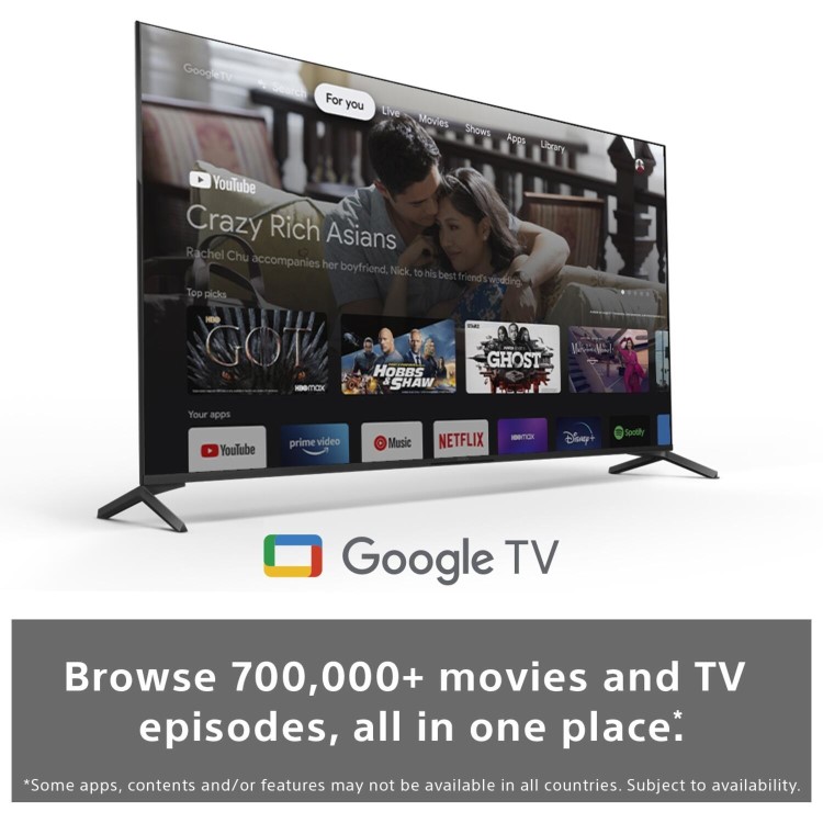Sony X89J BRAVIA 75 Inch 4K HDR Google Smart TV