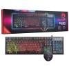 Marvo Scorpion KM409 7 Colour Rainbow LED USB Gaming Keyboard &amp; Mouse Set