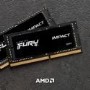 Kingston FURY Impact 8GB 1x8GB SO-DIMM 2666MHz DDR4 Laptop Memory