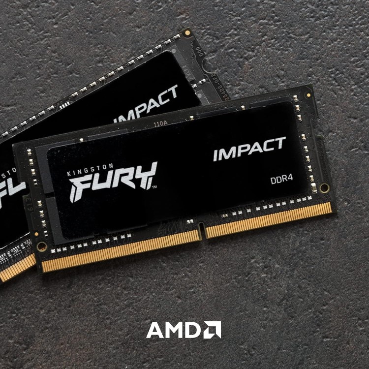 Kingston FURY Impact 8GB (1x8GB) SO-DIMM DDR4 3200MHz Laptop Memory