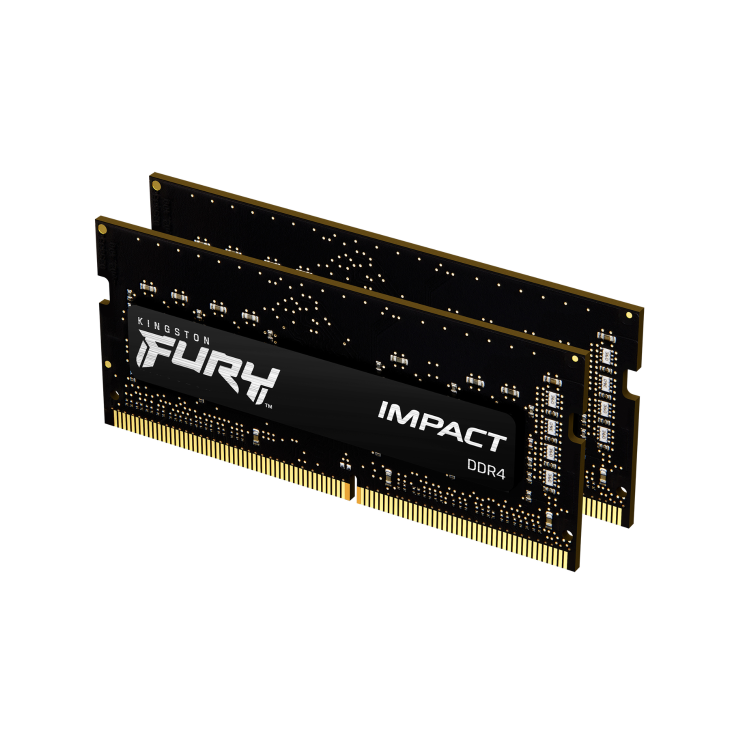 Kingston FURY Impact 32GB (2x16GB) SO-DIMM 3200MHz DDR4 Laptop Memory