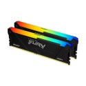 KF436C18BB2AK2/32 Kingston FURY Beast RGB 32GB (2x16GB) DIMM 3600MT/s DDR4 Desktop Memory