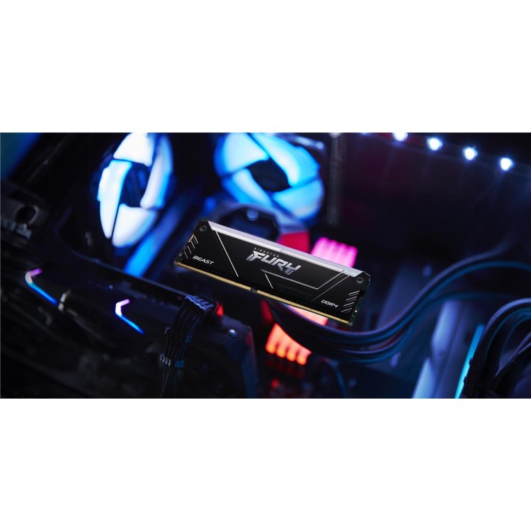 Kingston FURY Beast RGB 64GB (2x32GB) DIMM 3600MT/s DDR4 Desktop Memory